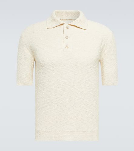 Cotton-blend bouclé polo shirt - Maison Margiela - Modalova