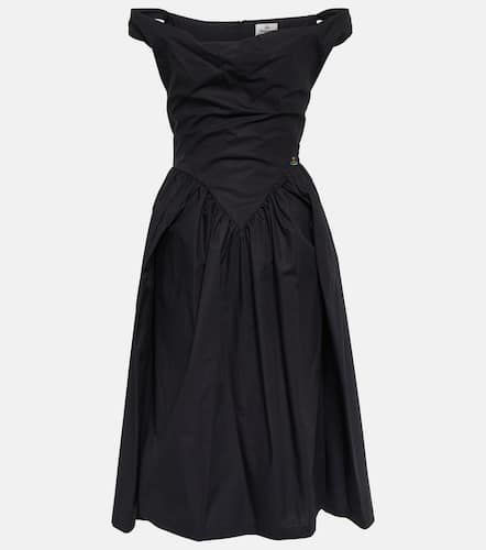 Falda midi en popelín de algodón - Vivienne Westwood - Modalova