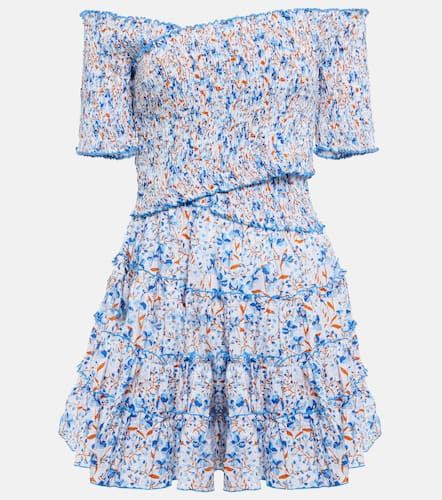 Soledad floral cotton minidress - Poupette St Barth - Modalova