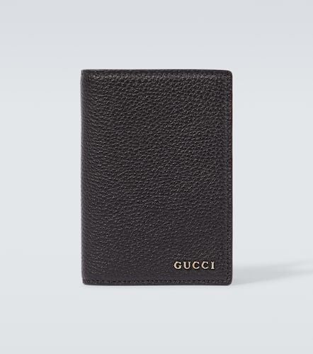 Gucci Logo leather passport holder - Gucci - Modalova