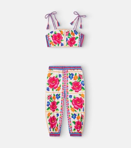 Fábula Set de top y pantalones de algodón - Fabula - Modalova