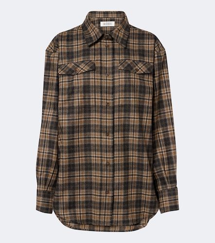 Rohe Checked wool-blend overshirt - Rohe - Modalova