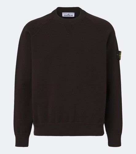 Pullover Compass in misto lana con patch - Stone Island - Modalova
