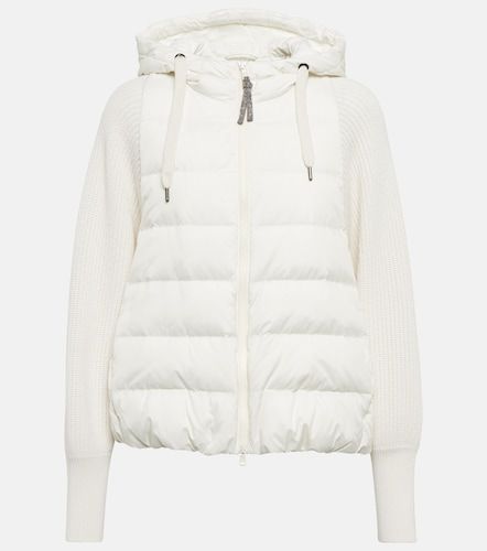 Chaqueta acolchada en mezcla de cachemir - Brunello Cucinelli - Modalova