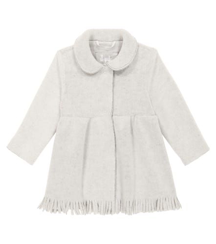 Baby - Cappotto in misto lana con frange - Il Gufo - Modalova