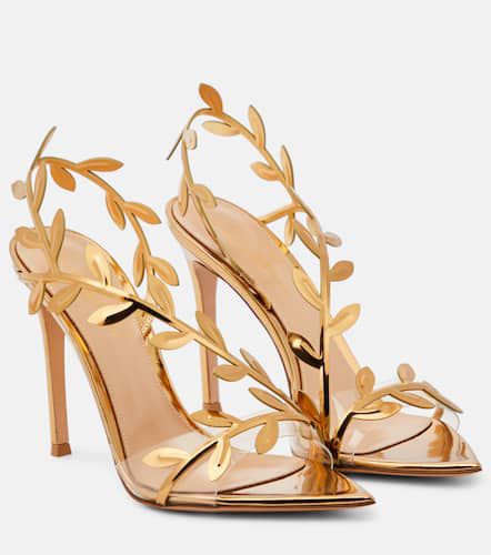 Sandalen Flavia aus Metallic-Leder - Gianvito Rossi - Modalova