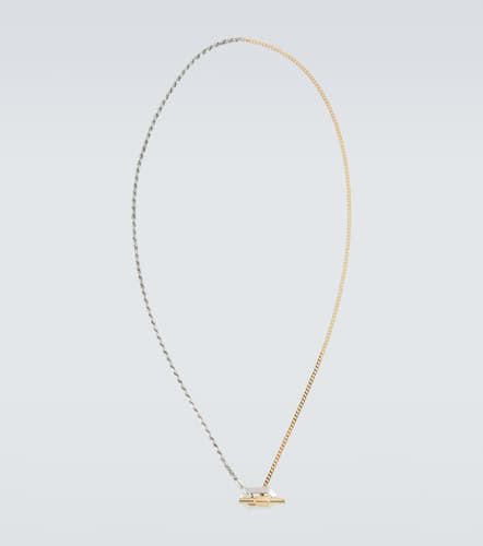 Facet 18kt gold-plated and sterling silver necklace - Bottega Veneta - Modalova