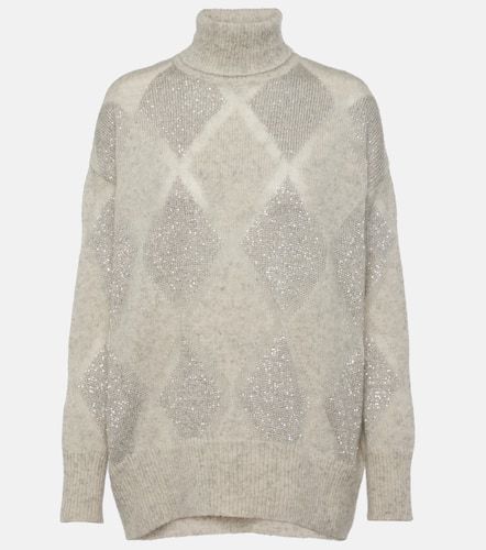 Pullover Dazzling Argyle aus Wolle und Mohair - Brunello Cucinelli - Modalova