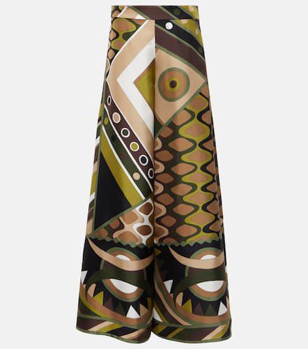 Vivara high-rise silk wide-leg pants - Pucci - Modalova