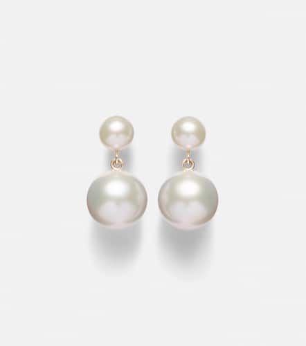 Venus Moon 14kt earrings with freshwater pearls - Sophie Bille Brahe - Modalova