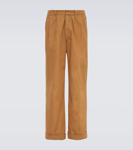 Dusk pleated cotton and cashmere pants - Wales Bonner - Modalova