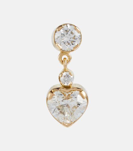 Pendiente individual Chambre Diamant de oro amarillo de 18 ct con diamantes - Sophie Bille Brahe - Modalova