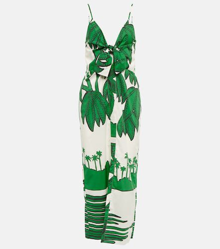 Printed cotton poplin maxi dress - Johanna Ortiz - Modalova