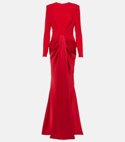 Safiyaa Naira draped crÃªpe gown - Safiyaa - Modalova