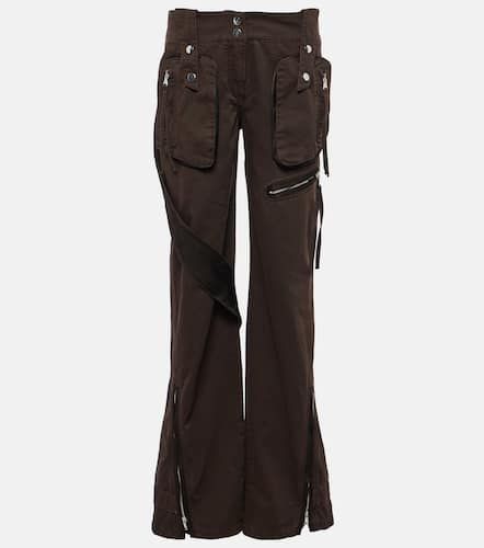 Pantalon cargo à taille basse en jean - Blumarine - Modalova