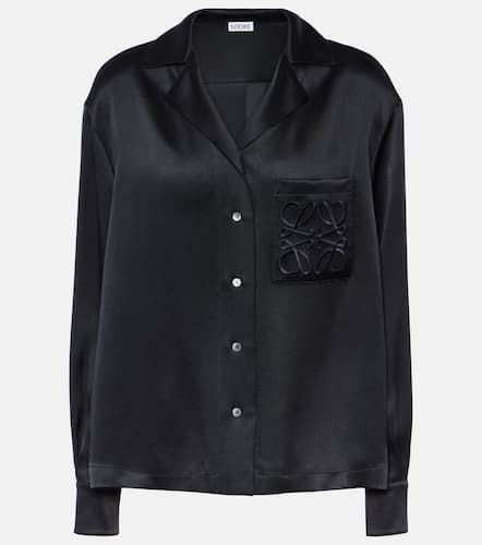 Loewe Anagram silk shirt - Loewe - Modalova