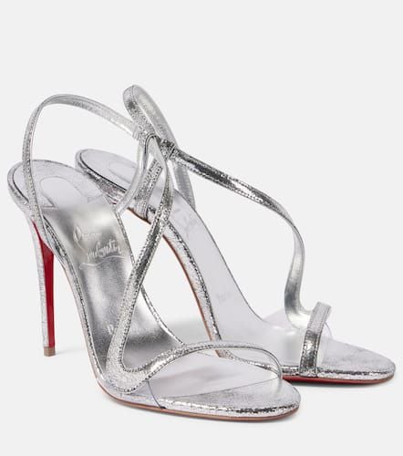 Sandalen Rosalie 100 aus Metallic-Leder - Christian Louboutin - Modalova