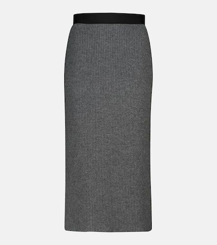 Wool and cashmere midi skirt - Moncler - Modalova