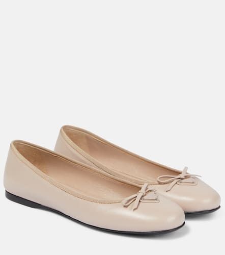 Prada Leather ballet flats - Prada - Modalova