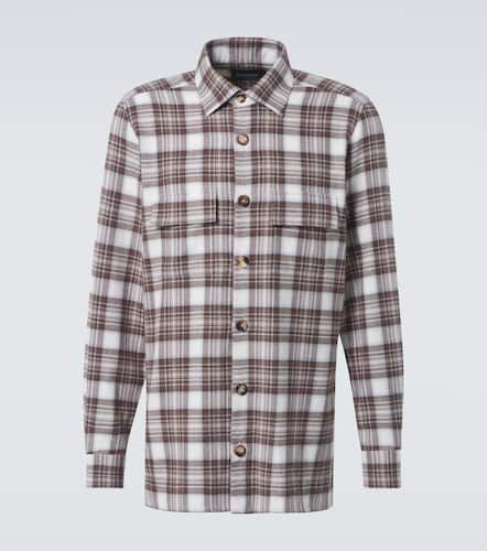 Kiton Checked cotton overshirt - Kiton - Modalova