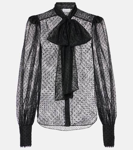 Ethel tie-neck lace blouse - Rebecca Vallance - Modalova