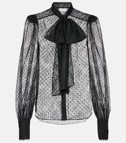 Ethel tie-neck lace blouse - Rebecca Vallance - Modalova