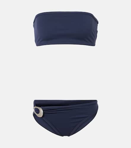 Gathered bandeau bikini - Bottega Veneta - Modalova