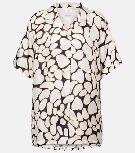 Camisa de seda estampada - Dries Van Noten - Modalova