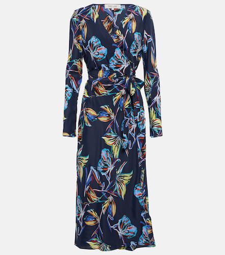 Tilly printed silk-blend midi wrap dress - Diane von Furstenberg - Modalova