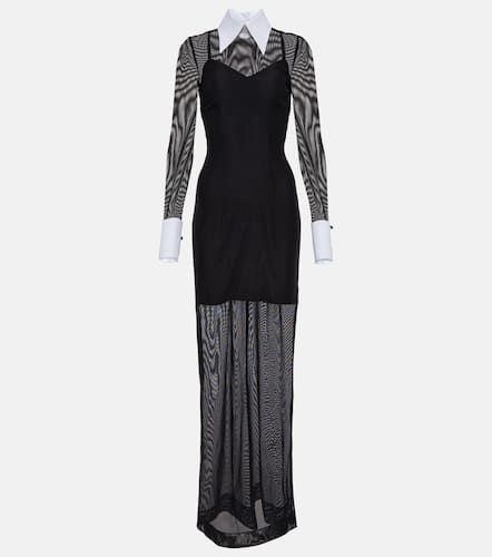 X Kim tulle maxi dress - Dolce&Gabbana - Modalova