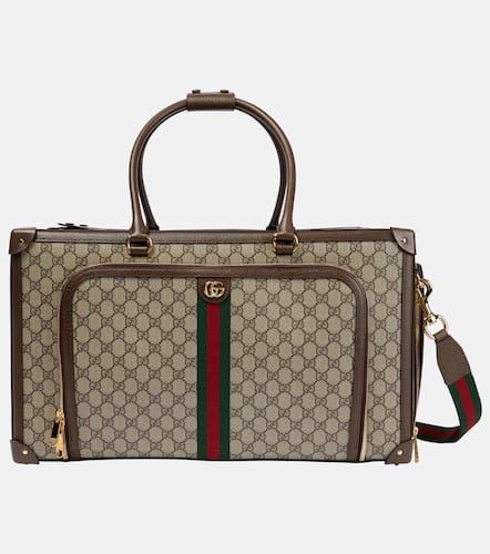 Transportín de lona GG con Web - Gucci - Modalova