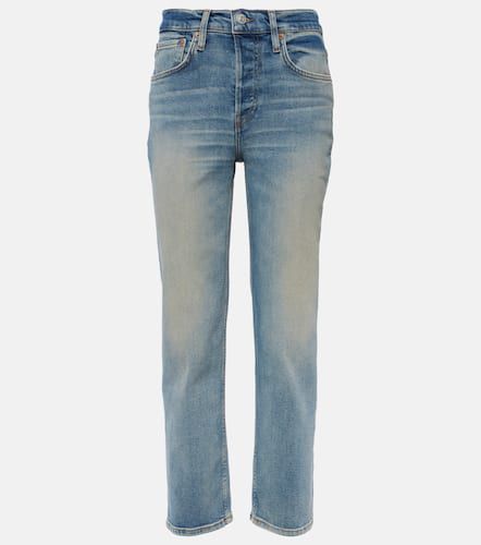 Mid Rise Stove Pipe straight jeans - Re/Done - Modalova