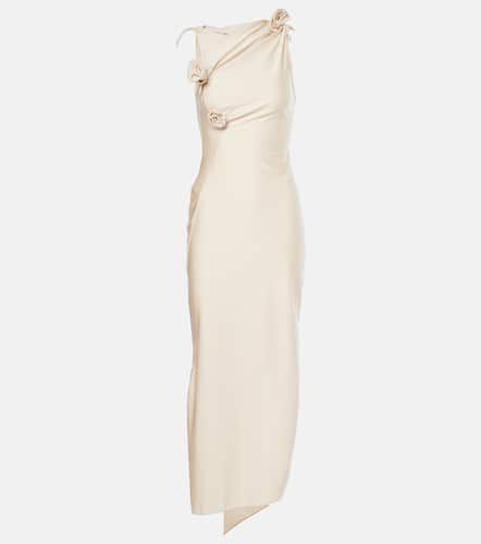 Floral-appliquÃ© asymmetric gown - Coperni - Modalova