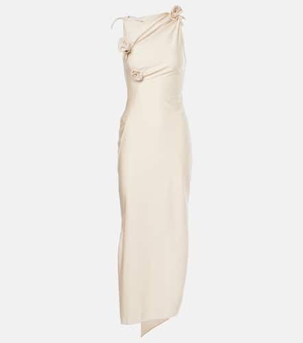 Floral-appliquÃ© asymmetric gown - Coperni - Modalova