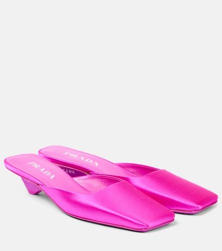 Prada Mules de satén - Prada - Modalova
