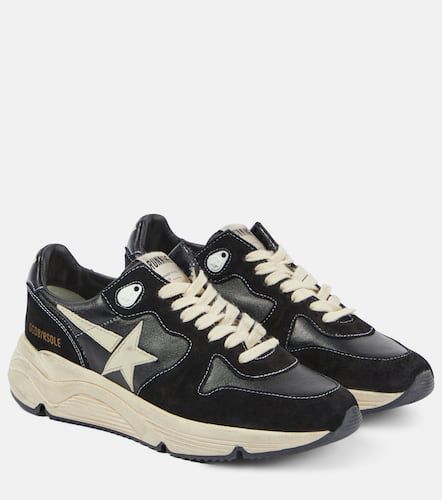 Running Sole suede and leather sneakers - Golden Goose - Modalova