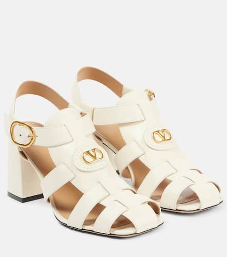 Sandalen VLogo Signature 75 aus Leder - Valentino Garavani - Modalova