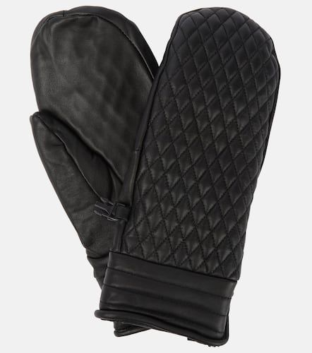 Athena quilted leather mittens - Fusalp - Modalova