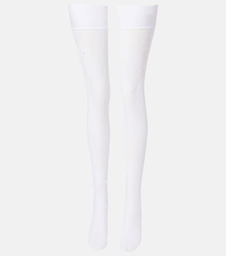 Lace over-the-knee socks - Alessandra Rich - Modalova