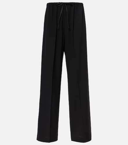 Pantalones rectos de lana - Dries Van Noten - Modalova