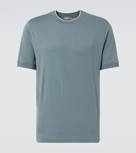 Canali Cotton-blend jersey T-shirt - Canali - Modalova