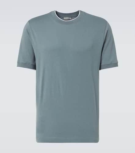 Canali T-shirt en coton mélangé - Canali - Modalova