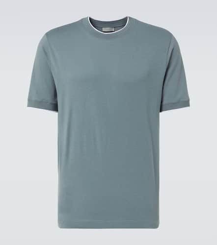 T-shirt in jersey di misto cotone - Canali - Modalova