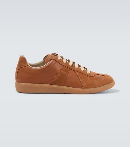 Sneakers Replica aus Leder mit Veloursleder - Maison Margiela - Modalova