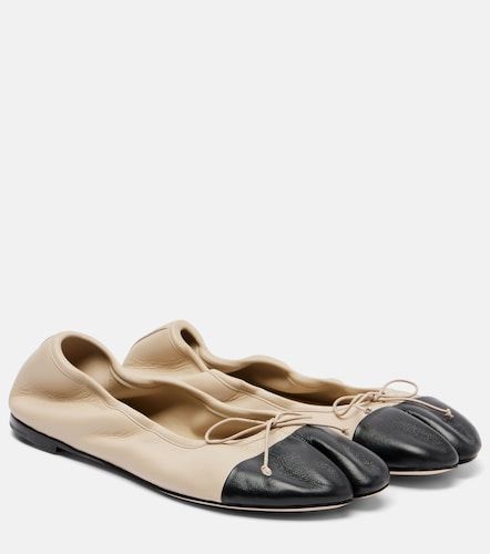 Christen Bailarinas Tabi de piel - Christen - Modalova