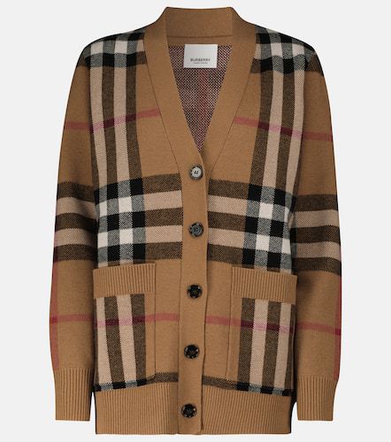 Cashmere and wool knit cardigan - Burberry - Modalova