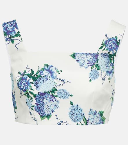 Crop top Jeanie de algodón floral - Emilia Wickstead - Modalova