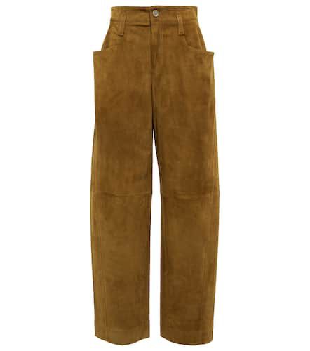 Pantaloni Cassidy a vita alta in suede - Stouls - Modalova