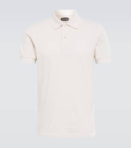 Tennis cotton piquÃ© polo shirt - Tom Ford - Modalova