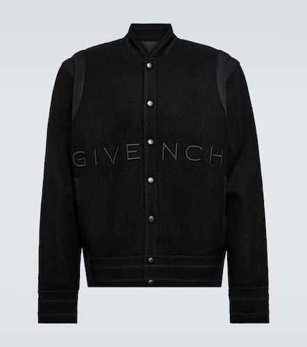 Logo-embroidered wool varsity jacket - Givenchy - Modalova